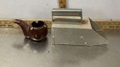 Berry Picker & Ceramic Pipe Ashtray