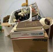 Whole Shelf-Books, Cassettes, Noah Chair, Towels, Lamp, Lazy Susan Catchall, Frames & Much More