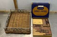 John Deere Thermometer, Flower Pots, Enamel Pot, Office Stampers, Hooks & More