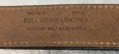 2 Men’s Leather Belts (one size 44)
