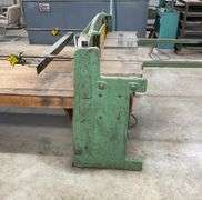 Peck, Sto & Wilcox Model 152-P 52'' Electric Tin Shear W/ Extra Blades & Outfeed Table
