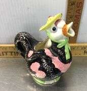 L.E. Smith Miniature Green Cream & Sugar and Vintage Duck Creamer