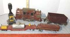 Lionel No. 38 Standard Gauge Engine, #116 Ballast Hopper & More