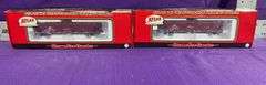 Pair of Atlas HO Ready-to-Run Rolling Stock HO Scale 70-Ton Hart Ballast Cars