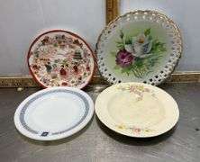 Decorative Plates & Small Tin Tubs & Buckets