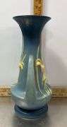 1946 Roseville Pottery Zephyr Lily 13” Vase (has chip on rim & handle)