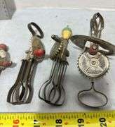 Six Children’s Toy Egg Beaters