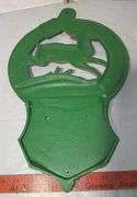 Reproduction John Deere 1847 Cast Iron Mail Holder Wall Plaque (17"x10")