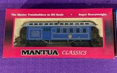 Mantua 720525 HO Scale Baltimore & Ohio Old Time 1890 Combine Car #36 & Bachmann HO Scale Wood 4-Whe