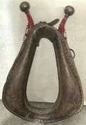 Leather Antique Horse Collar + Metal & Brass Hames