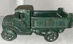 McCormick Deering Cast Iron Tractor & Cast Iron Dump Truck