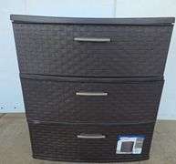 Weave 3 Drawer Cart