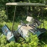 Ez-Go 3 Wheel Golf Cart & Charger Non Running
