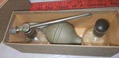Vintage Medical Devies and Metal File Box