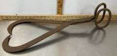 Forged Vintage Ice Tongs