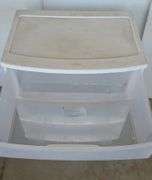 3 Drawer Cart on Wheels  and 4 Drawer Cart