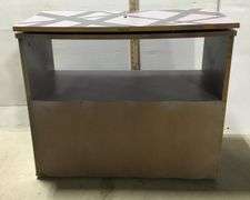 Purple and Black Painted Swiveling entertainment  Stand 29”x23”x13”