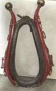 Leather Antique Horse Collar + Metal & Brass Hames