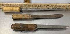 Dexter Steel 7” Blade & Hammer Forged 8” Blade Knives in Lead Shot Bag
