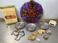 Wallets, Feather Pen Sets, 50th Wedding Decor, Shells, Petosky Stone, Reflections Book & More