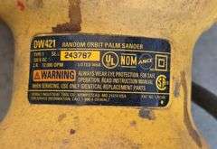 Dewalt Orbit Hand Sander
