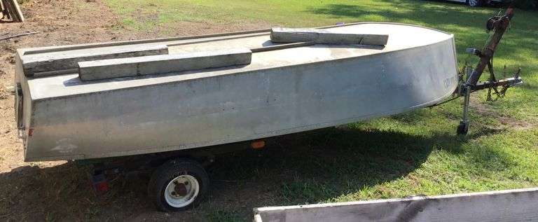 13' Jon Boat & Trailer