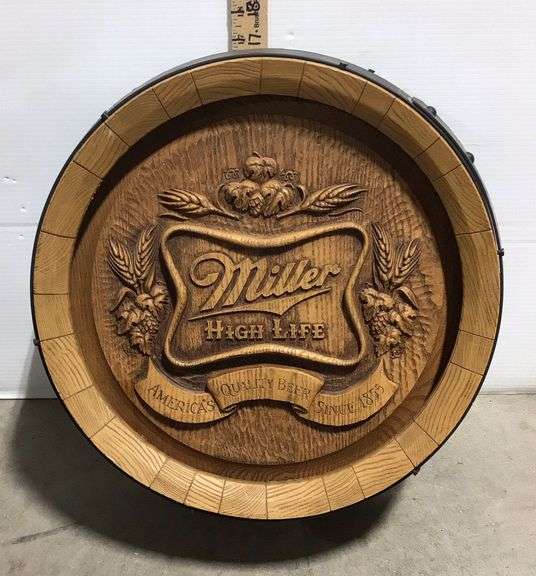 Miller High Life Barrel Sign