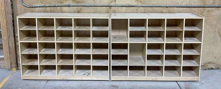 Wood 36”x48”x12” Cubby Storage Cabinets