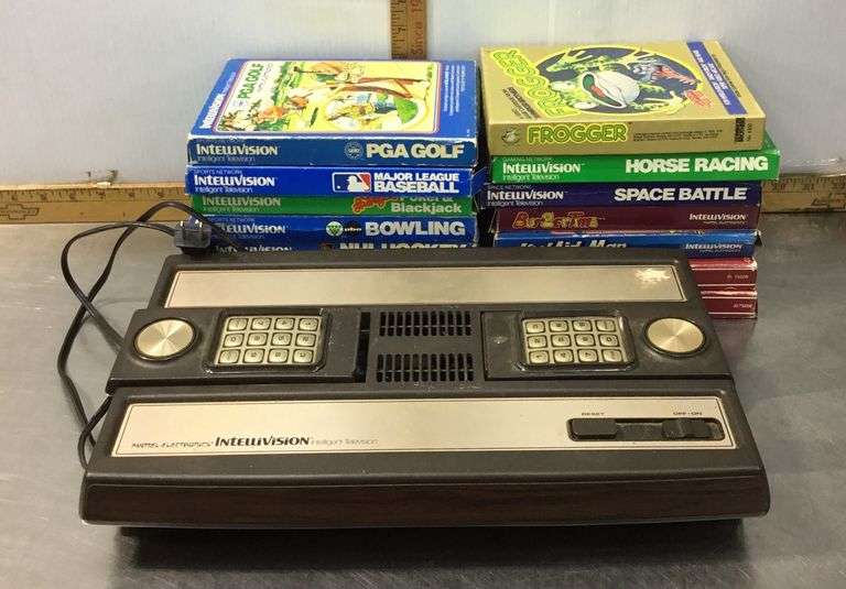 Intellivision System (did not power on) and Games