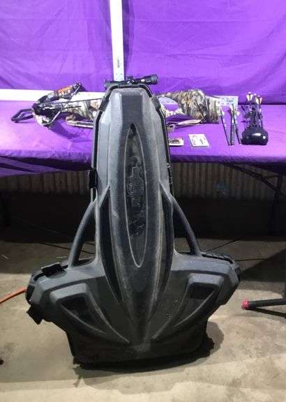 Parker Buck-Buster Crossbow w/ Hawke Scope, Flambeau Hard Case, and Accessories