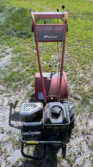 Troy-Bilt Pony Rear Tine Rototiller- see video