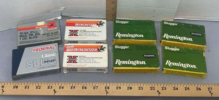 Full Boxes of Remington, Winchester & Fedral 12 Gauge Shotgun Shells