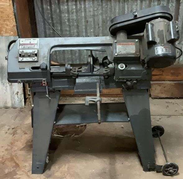 Clarke 4.5” Metal Worker Band Saw Has Power When Plugged In See Video