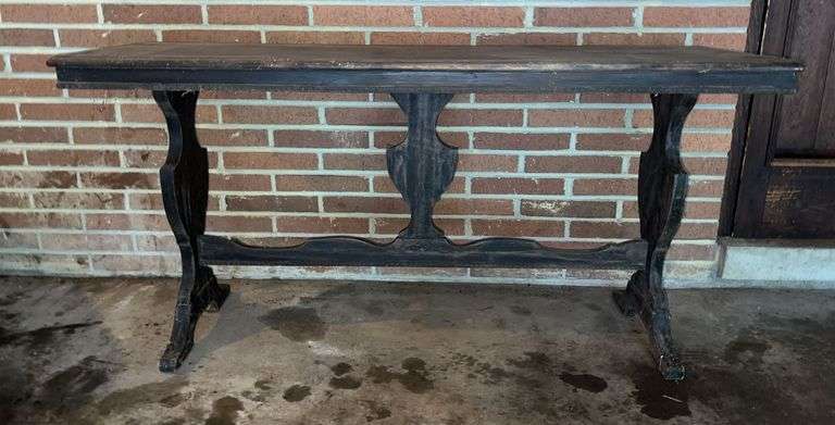 Wooden Entry Table (29”T,60”W,20”D)
