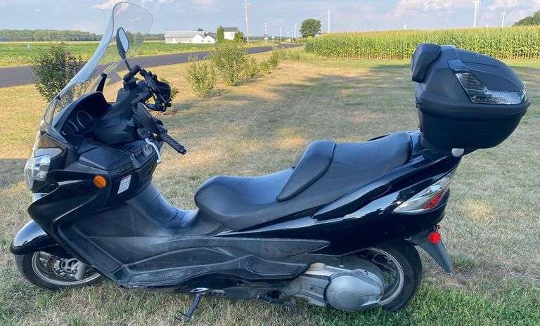 2008 Suzuki Burgman 400 CC Motorcycle, VIN JS1CK44A382101352