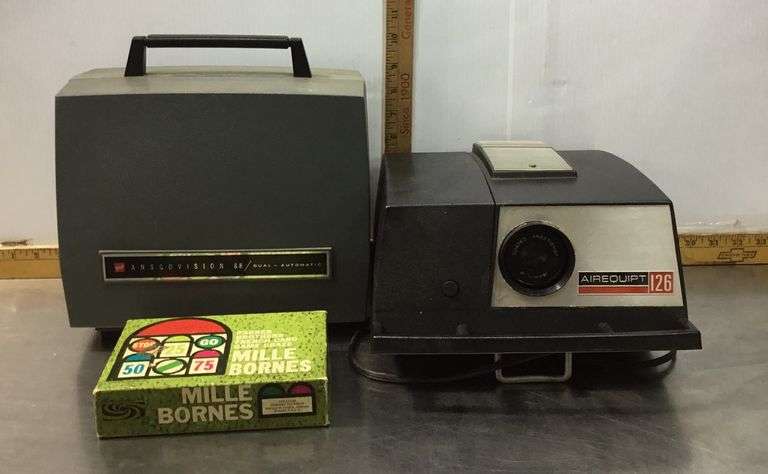 Anscovision 88m 8mm Player (powers and light works), Airequipt I26 (powers and Light works) and Card