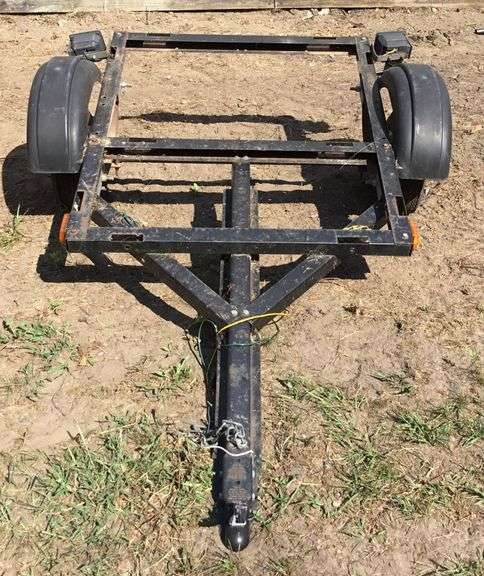 Single Axle Utility Trailer 4'x40'' Deck 7' Overall Length