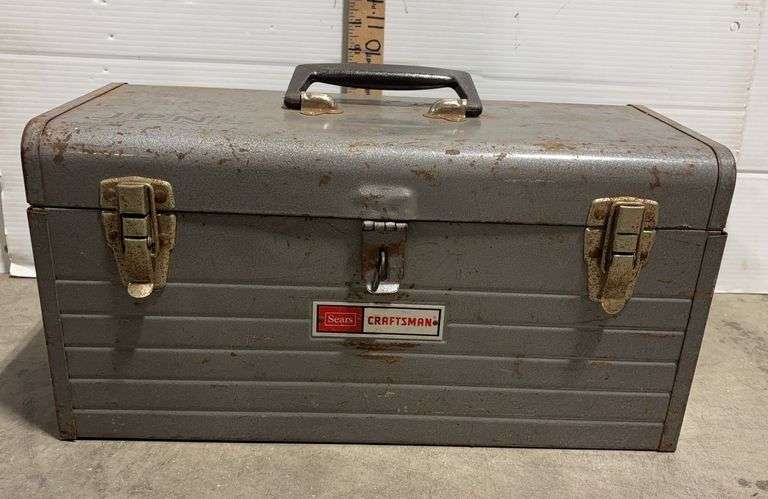 Craftsman Toolbox with Machinist Tool Contents