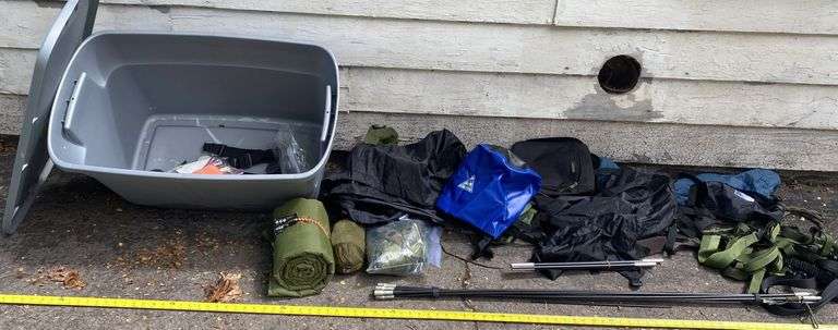 Tote of Assorted of Miscellaneous Supplies