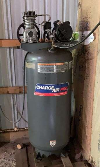 Charge Air Pro 6.5Hp 60 Gallon Air Compressor 220V- see video