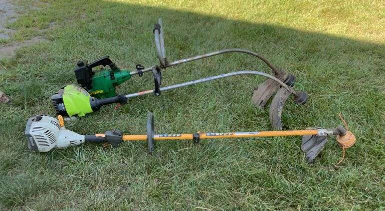 3 Pc. String Trimmers- Motors Have Compression - Sherwood Auctions