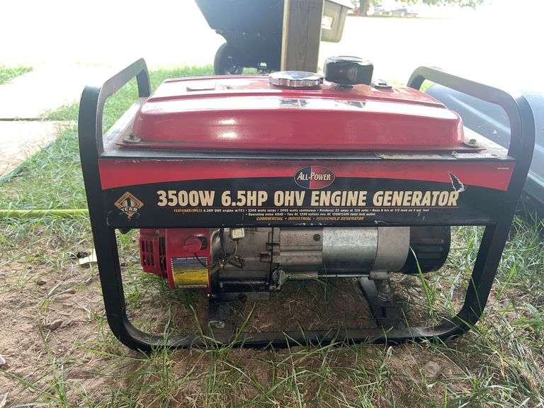 All-Power 6.5 HP Generator- Has Compression