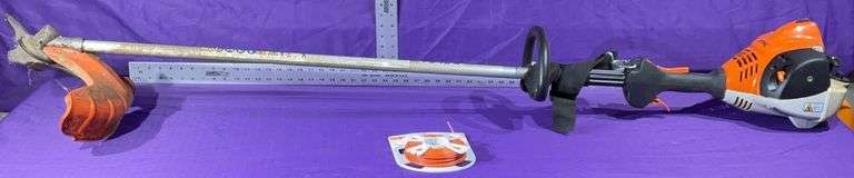 Stihl FS 70 R Gas Weed Trimmer & Roll of String See Video