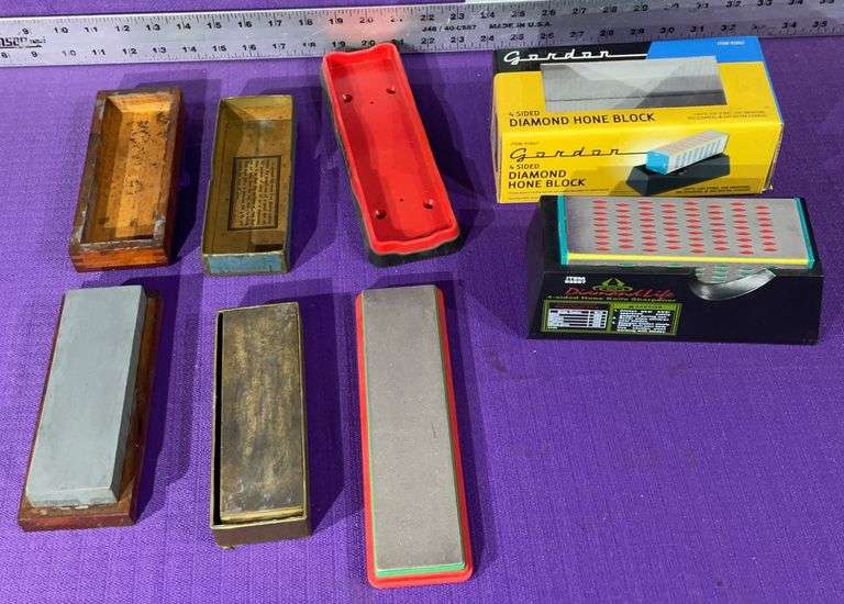 Set of 4 Assorted Knife Sharping Stones