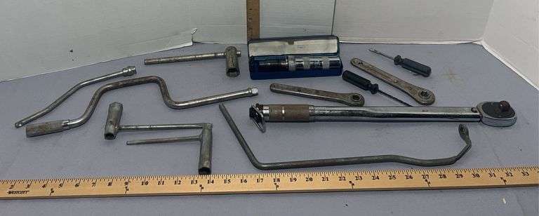 Champion Impact Driver w/ Bits, T-Bar Wrenches & Assorted Hand Tools