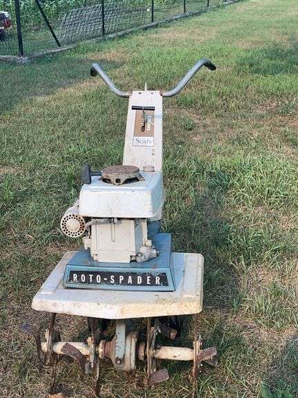 Sears Roto-Spader Walk Behind Rototiller- pulls easily
