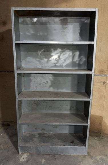Metal Shelving Unit- 35” wide, 70” tall
