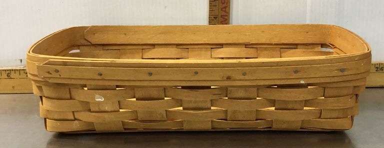 1994 Longaberger Basket With Wooden Dividers