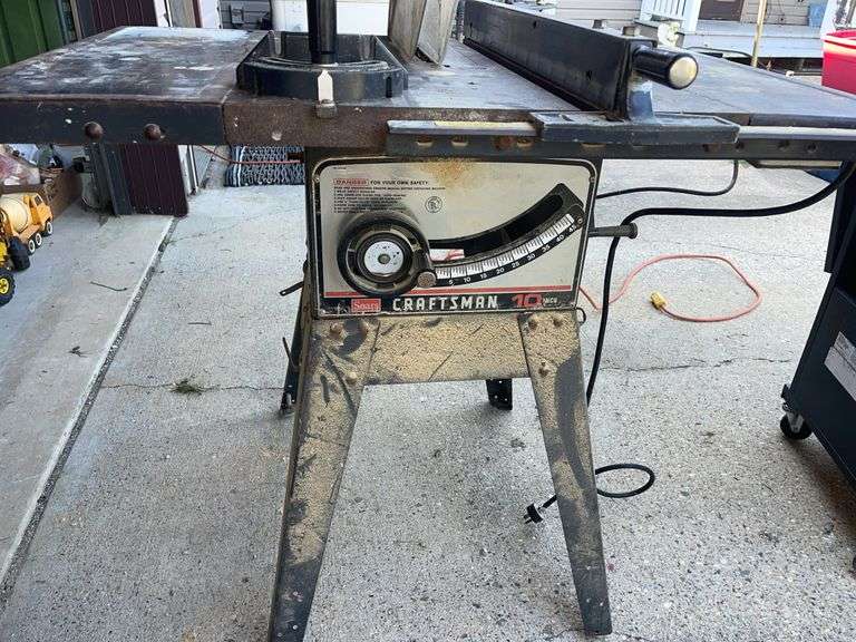Sears Craftsman 10” Table Saw- has power