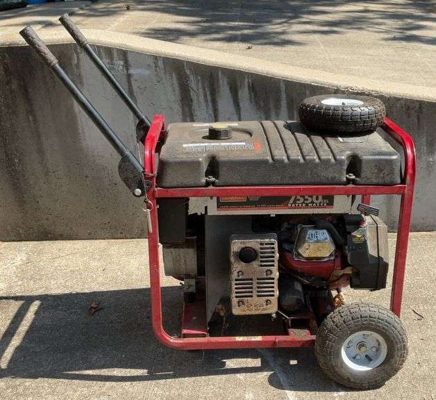 Generac7,550 Watts Generator Needs Carb Cleaned